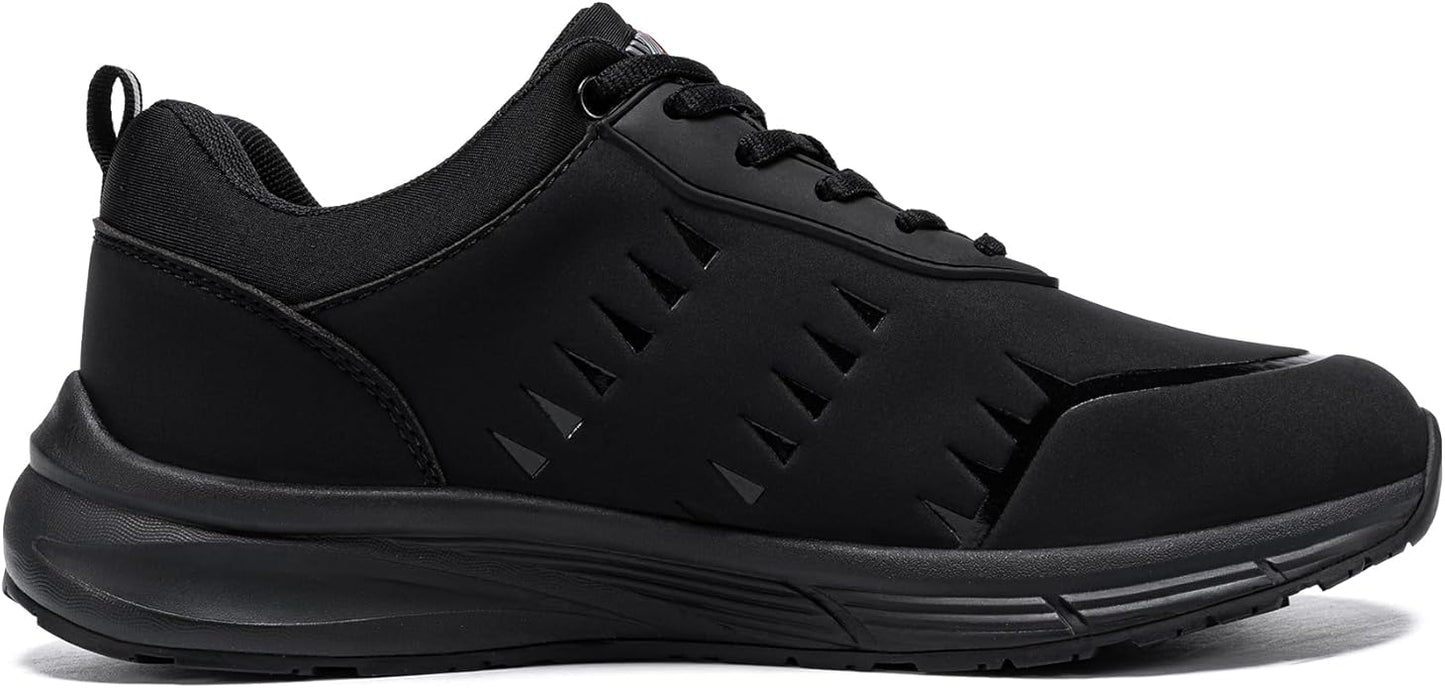 Mens Womens Waterproof Trainers Non Slip Work Shoes Men Chef Kitchen Shoe Slip Resistant Absorbing Restaurant Food Service Shoes Slip-on
