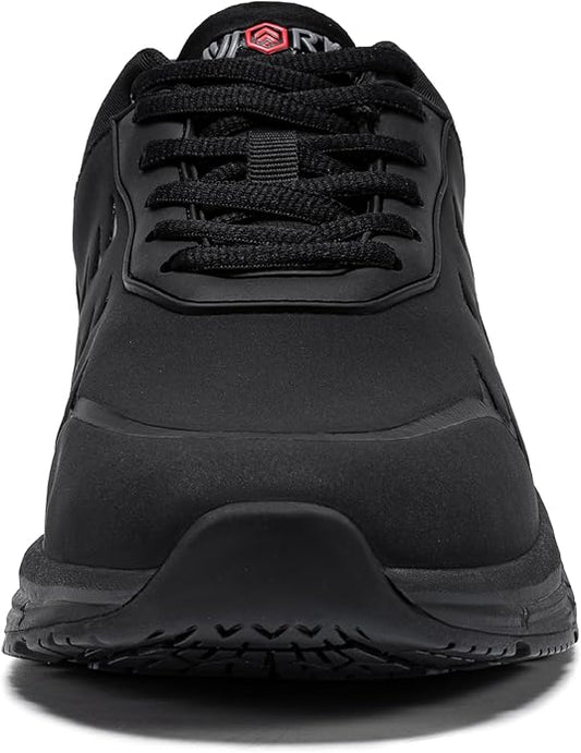 Mens Womens Waterproof Trainers Non Slip Work Shoes Men Chef Kitchen Shoe Slip Resistant Absorbing Restaurant Food Service Shoes Slip-on